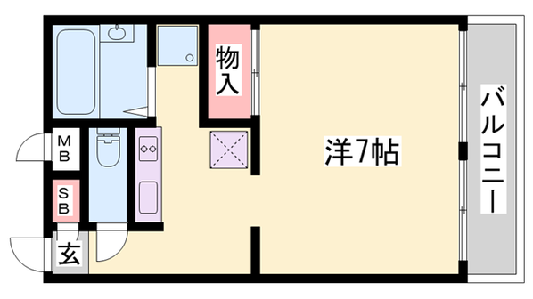 西明石駅 徒歩21分 2階の物件間取画像